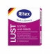 Презервативы Ritex LUST с кольцами и пупырышками (3 шт)0