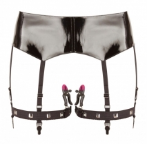Сбруя на бедра с зажимами для половых губ Suspender Belt with Clamps
