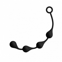 Анальная цепочка с каплевидными шариками