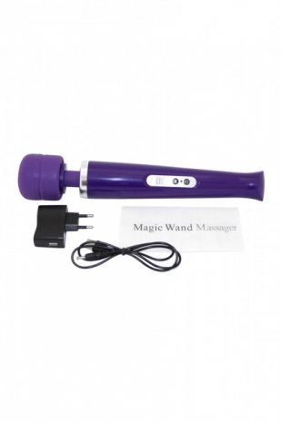 Фиолетовый беспроводной вибромассажер Hitachi Magic Wand Massager (10 режимов)
