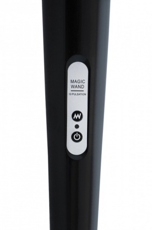 Черный беспроводной вибромассажер Hitachi Magic Wand Massager (10 режимов)