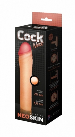 Удлиняющая классическая насадка на пенис Cock Next (удлиняет на 5 см)