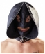 Маска-шлем с ошейником и молнией для полной сенсорной депривации Double Mask by fetish collection0