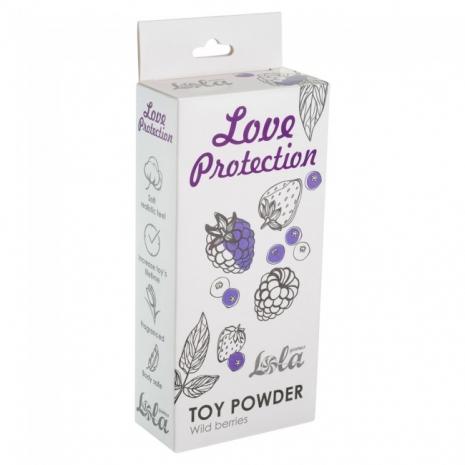 Ароматизированная пудра для игрушек Love Protection Лесные ягоды (30 гр)