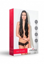 Пикантные трусики с доступом и цветочным кружевом EASY TO LOVE (40-42)