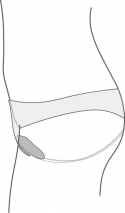 Перезаряжаемый клиторальный вибратор для ношения MOXIE by We-Vibe (синхронизируется со смартфоном)