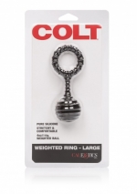 Эрекционное кольцо с утяжелителем Colt Weighted Ring - Large
