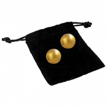 Тяжелые металлические шарики с золотым покрытием 24К CG PLEASURE BALLS