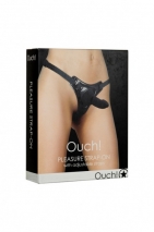 Страпон с лакированными трусиками Pleasure Strap-On серии OUCH!