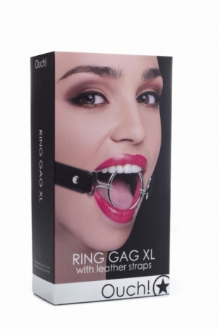 Открытый кляп-кольцо Ring Gag XL серии OUCH!