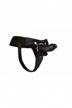 Страпон с кожаными трусиками Realistic 6'' Strap-On серии OUCH!