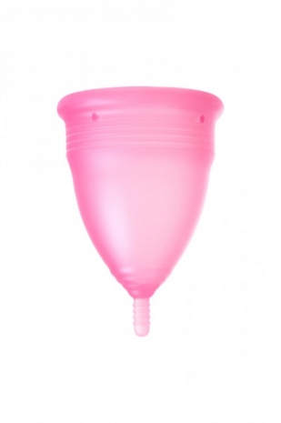 Менструальная силиконовая чаша S-ка розовая