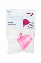 Менструальная силиконовая чаша S-ка розовая