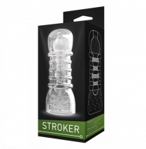 Двухсторонний рельефный мастурбатор STROKER