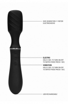 Универсальный вибратор с электростимляцией Electro Vibrating Wand (10 реж. вибрации и электр-и)