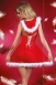 Новогоднее платье со шнуровкой и косточками Snowflake LXL2