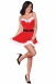 Кокетливое новогоднее платьице на косточках с пухом марабу Meredith SM2