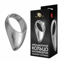 Большое каплевидное эрекционное кольцо TEARDROP COCKRING (385 г)