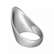 Большое каплевидное эрекционное кольцо TEARDROP COCKRING (385 г)0