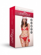 Пикантный полупрозрачный новогодний комплект SM