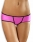 Яркие розовые трусики со шнуровкой на попке Essential Panty LXL