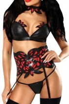 Мистический черный комплект под кожу Deluxe SM