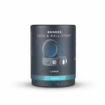 Регулируемое кольцо на член и мошонку Boners Cock & Ball Strap (Large)