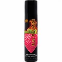 Согревающий лубрикант и лосьон для массажа Клубника Fan Flavors (30 мл)
