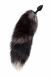 Небольшая анальная втулка с длинным пушистым хвостом чернобурой лисы POPO Pleasure1