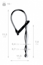 Уретральный плаг-косичка Toyfa