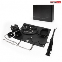 Набор для BDSM-игр в кожаном кейсе Notabu BDSM (6 предметов)