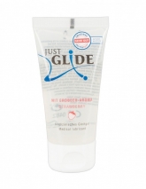 Медицинская гель-смазка на водной основе с клубничным ароматом Just Glide (50 мл)