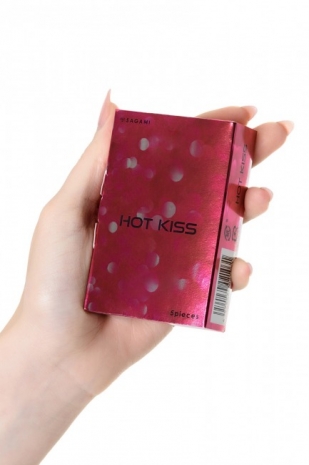 Тонкие латексные презервативы с разогревающим эффектом Sagami Hot Kiss (5 шт)