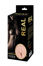 Реалистичный мастурбатор-вагина закрытого типа Real Women Dual Layer с двойной структурой