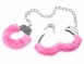 Металлические наножники с розовой меховой обивкой для щиколоток Furry Ankle Cuffs1