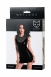 Платье с кружевом на спинке Glossy Lulu из материала Wetlook S3