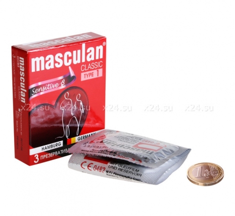 Презервативы Masculan тип 1 НЕЖНЫЕ (3 шт.)