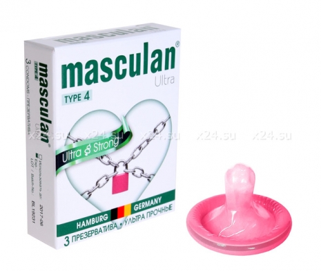 Презервативы Masculan ULTRA тип 4 Ультра прочные (3 шт.)