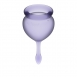Набор менструальных чаш с хвостиком-капелькой Feel Good Menstrual Cup Lilla1