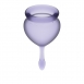 Набор менструальных чаш с хвостиком-капелькой Feel Good Menstrual Cup Lilla2