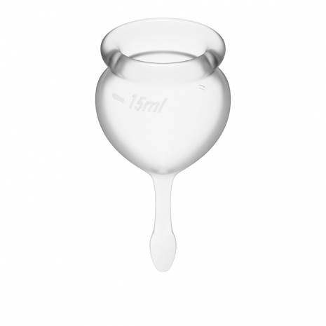 Набор менструальных чаш с хвостиком-капелькой Satisfyer Feel good Menstrual Cup