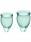 Набор менструальных чаш с хвостиком-петелькой Feel Сonfident Menstrual Cup Dark Green