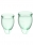 Набор менструальных чаш с хвостиком-петелькой Feel Сonfident Menstrual Cup Light Green