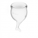 Набор менструальных чаш с хвостиком Feel Secure Menstrual Cup1