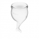 Набор менструальных чаш с хвостиком Feel Secure Menstrual Cup2