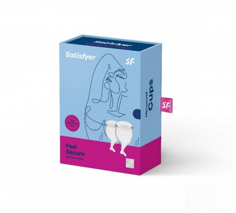 Набор менструальных чаш с хвостиком Feel Secure Menstrual Cup