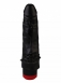 Черный вибратор со стимулирующими пупырышками Джага (16,5 см)2