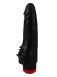 Черный вибратор со стимулирующими пупырышками Джага (16,5 см)1