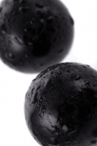 Черные вагинальные шарики из стекла Sexus Glass