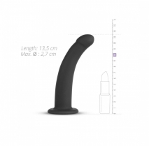 Страпон с изогнутым стимулятором Easytoys Harness with silicone dildo